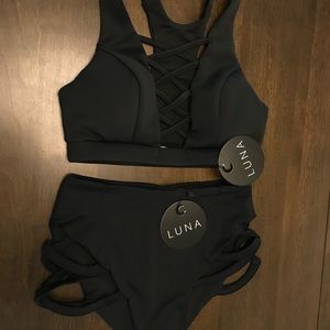 Luna Lunalae Pole Dance Wear Top And Bottom Both XS